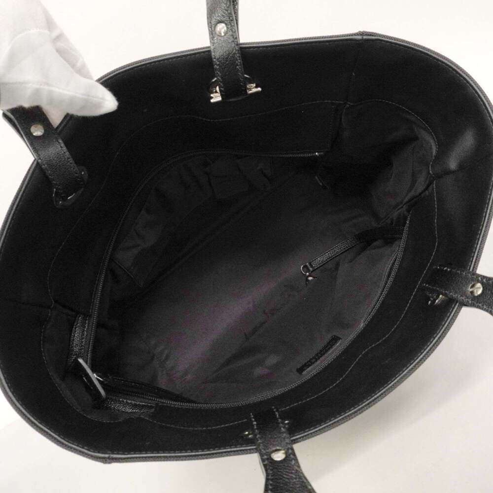 CHANEL Black Leather Tote Bag - Picture 4 of 10